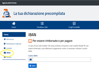 Rimborsi fiscali: come procedere con la comunicazione IBAN online